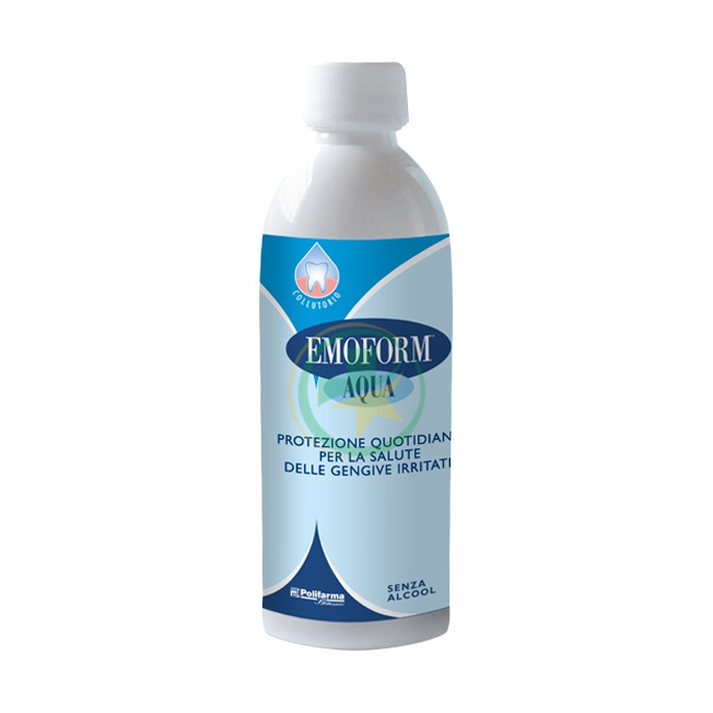 Polifarma Linea Igiene Dentale Quotidiana Aqua Emoform Collutorio 300 ml