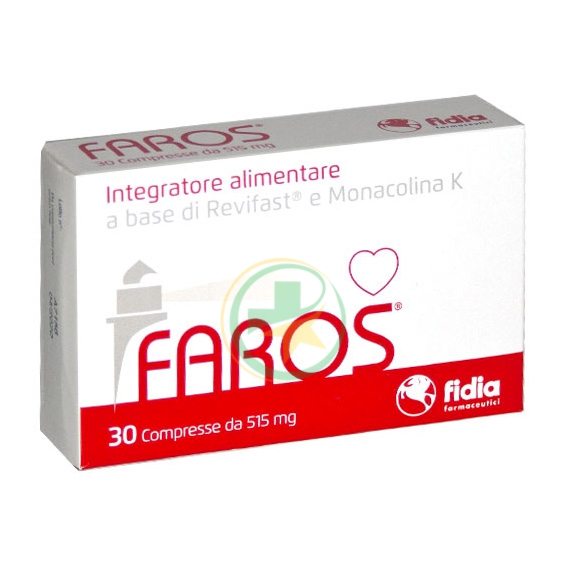 Fidia Faros Integratore Alimentare per il Controllo del Colesterolo 30 Compresse