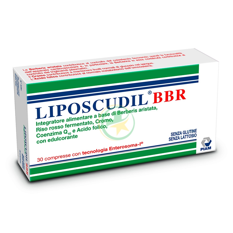 Piam Linea Colesterolo Trigliceridi Liposcudil® BBR Integratore 30 Compresse