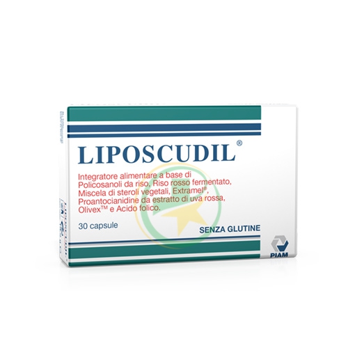 Piam Linea Colesterolo Trigliceridi Liposcudil® Integratore 30 Capsule