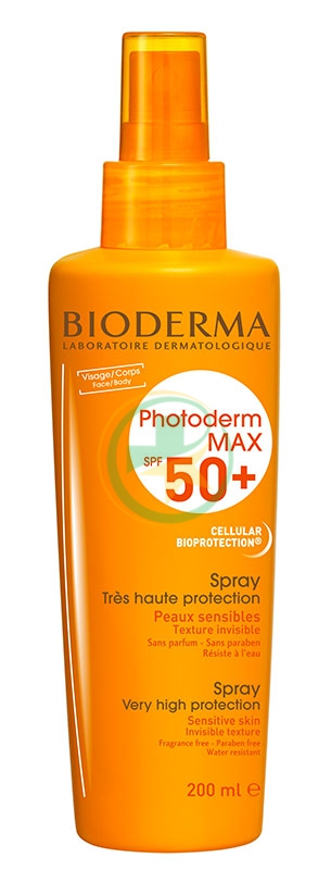 Bioderma Sole Linea Photoderm SPF50+ MAX Acqua Spray Pelli Intolleranti 200 ml