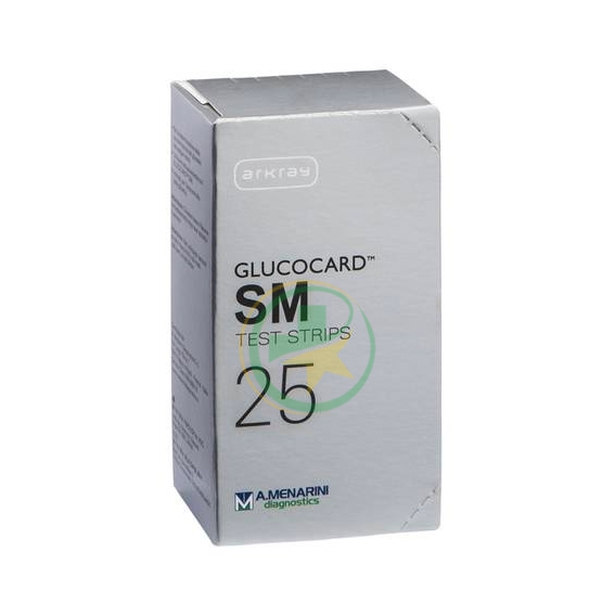 Menarini Diagnostics Linea Dispositivi Medici Glucocard SM 25 Strisce Reattive