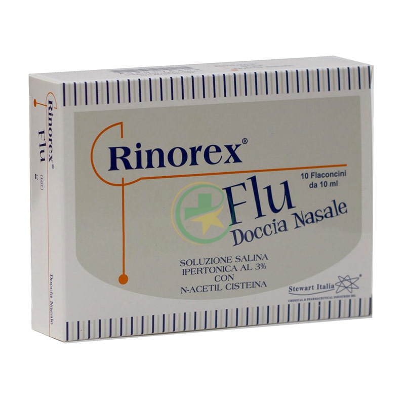 Stewart Italia Linea Dispositivi Medici Rinorex Flu Doccia Nasale 10 Fiale