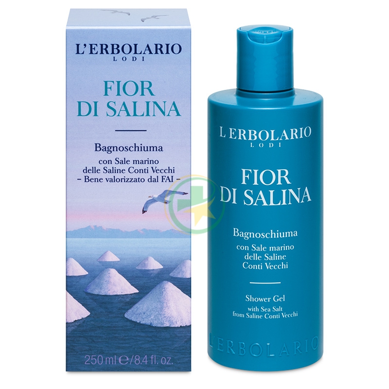 L'Erbolario Fior di Salina Bagnoschiuma con Sale Marino 250 ml