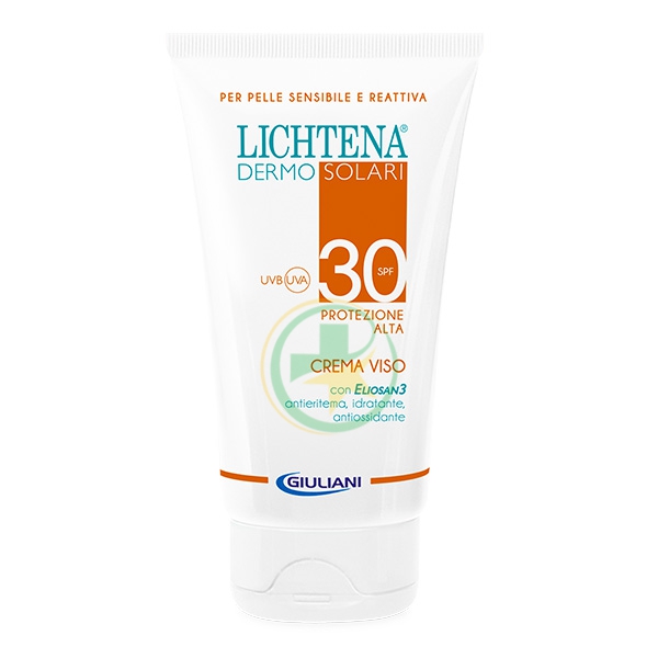 Lichtena Dermosolari SPF30 Crema Viso Pelli Sensibili ed Irritabili 50 ml