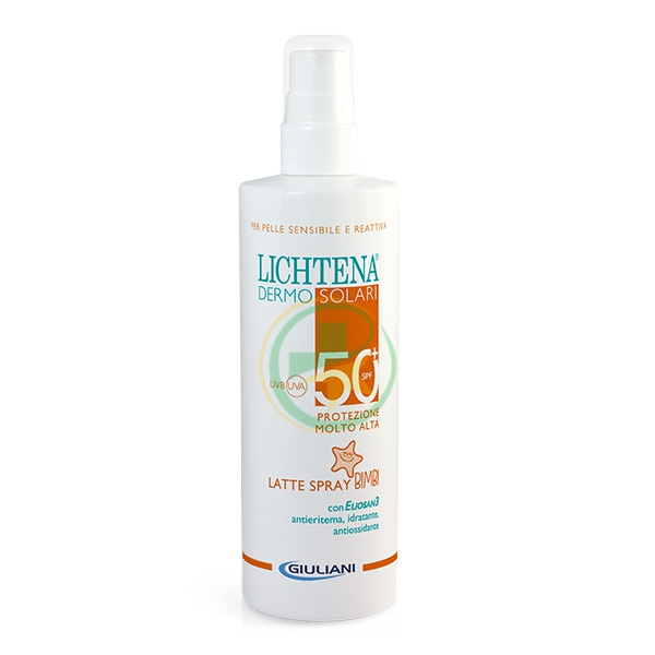 Lichtena Dermosolari Bimbi SPF50+ Spray Pelli Sensibili Irritabili 200 ml