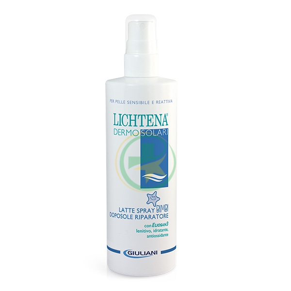 Lichtena Dermosolari Bimbi Doposole Spray Pelli Sensibili Irritabili 350ml