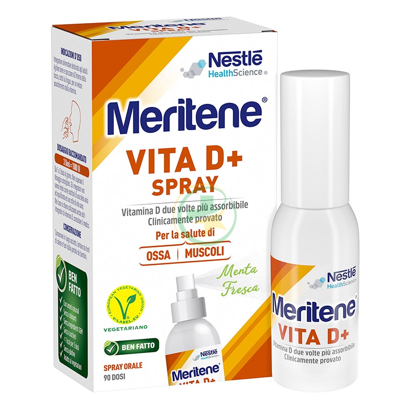 Nestl Meritene Vita D+ Spray Integratore Alimentare Gusto Menta Fresca