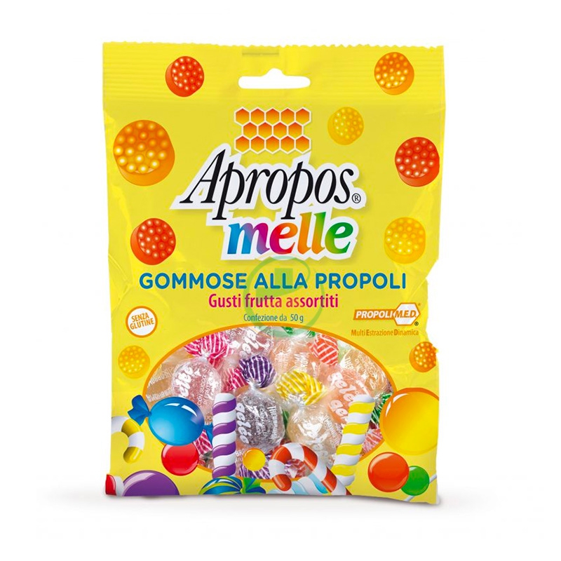 Apropos Melle Caramelle Gommose alla Propoli Frutti Mix 50 g