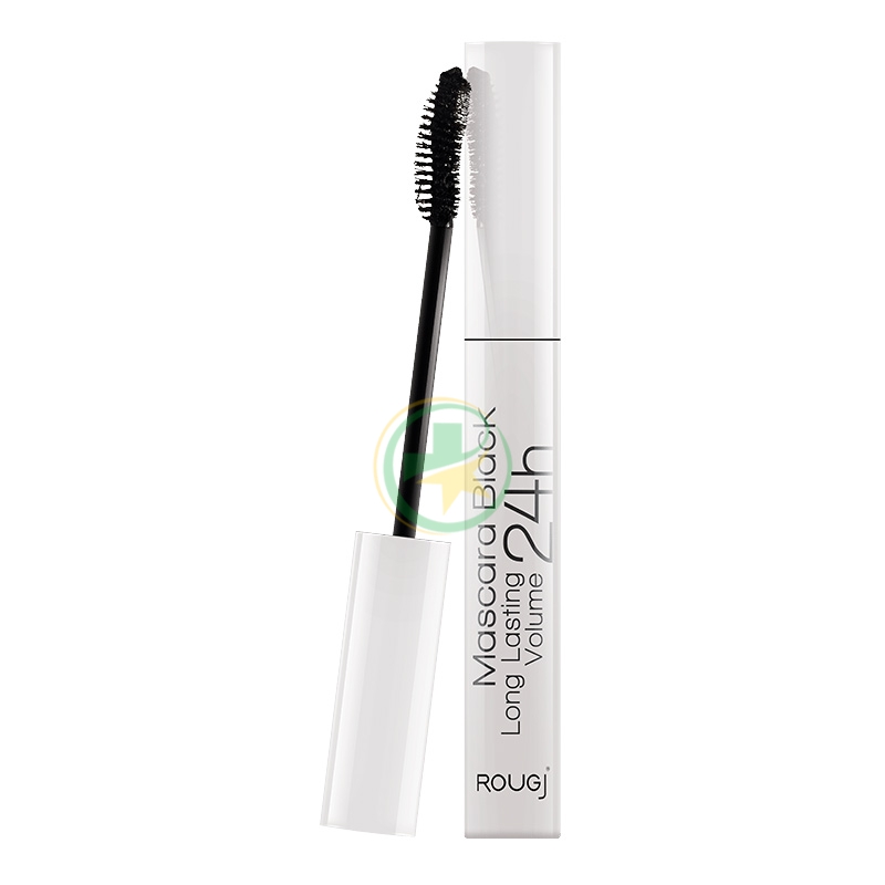 Rougj Linea Make-up Delicato Mascara 24H Long Lasting Lunga Durata 10 ml Nero