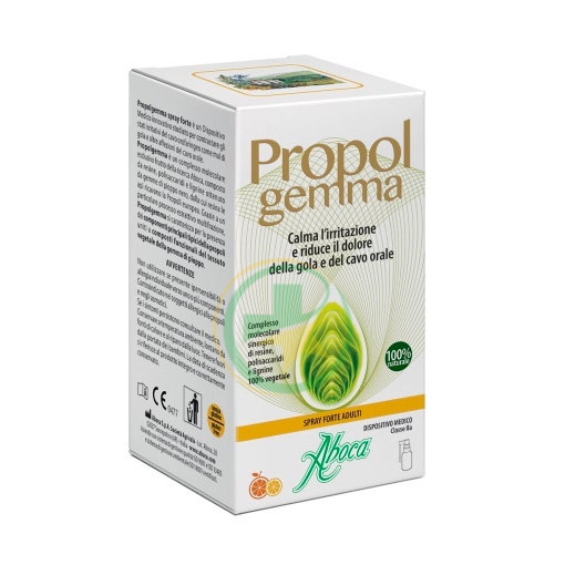 Aboca Propolgemma Spray Forte per Irritazione e Dolore del Cavo Orale 30 ml