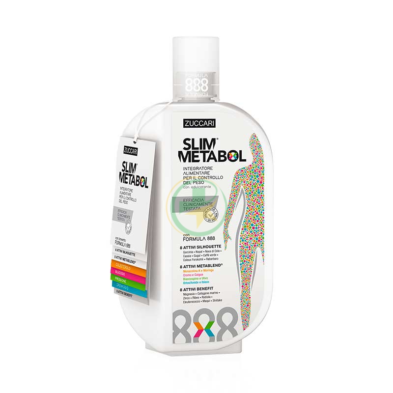 Zuccari Slim Metabol Integratore Controllo del Peso e Metabolismo 888 ml