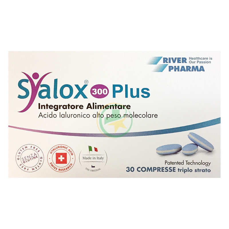 River Pharma Linea Articolazioni Sane Syalox 300 Plus Integratore 30 Compresse