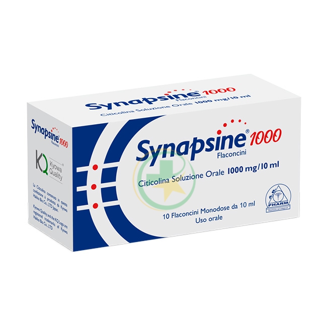 A.B. Pharm Linea Sistema Nervoso Synapsine 1000 Integratore 10 Flaconcini