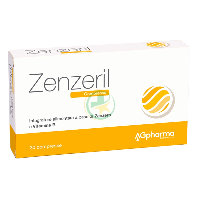 AG Pharma Linea Vitamine Minerali Zenzeril Integratore Alimentare 30 Compresse