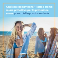 Bepanthenol Tattoo Crema post Tatuaggio con Protezione Solare Molto Alta SPF50  con Pantenolo 50ml