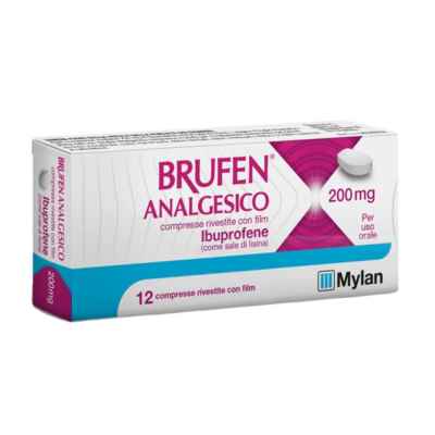 Brufen Analges 200 Mg Compresse Rivestite Con Film12 Compresse In Blister Pvc Aclar Al Vmch