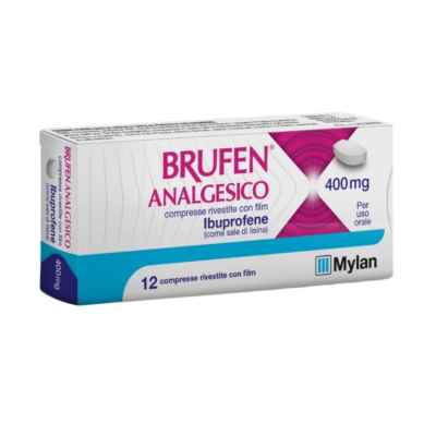 Brufen Analges 400 Mg Compresse Rivestite Con Film 12 Compresse In Blister Pvc Aclar Al Vmch