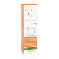 Vichy Capital Soleil Spf50  Trattamento Opacizzante 3 in 1 Effetto Mat 50 ml