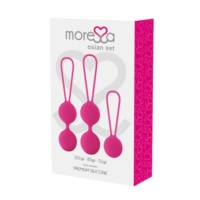 Moressa Osian Set Premium Palline Cinesi in Silicone Rosa