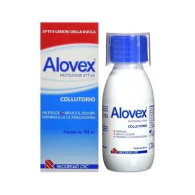 Alovex Protezione Attiva Collutorio Lenitivo per Lesioni della Mucosa Orale120ml