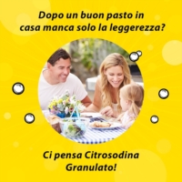 Citrosodina Granulato Effervescente Digestivo contro Pesantezza di Stomaco al Limone 150g