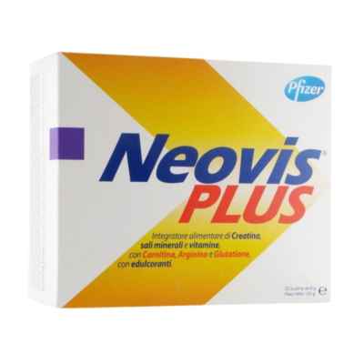 Neovis Plus Integratore di Creatina Vitamine e Sali Minerali 20 Bustine da 6 gr