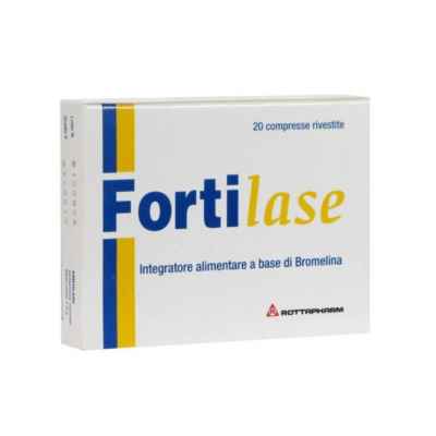 Rottapharm Fortilase Integratore Alimentare Sistema Circolatorio 20 Compresse