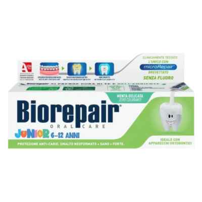 Biorepair Dentifricio Junior Senza Fluoro 7 14 Anni 75 ml