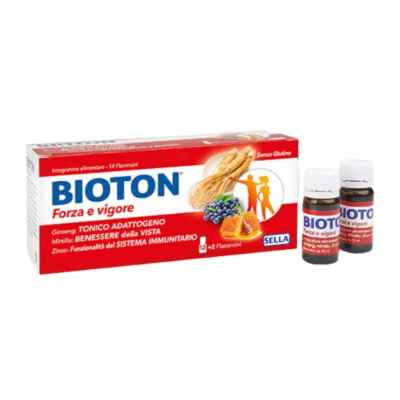 Bioton Ginseng Forza a Vigore Integratore Alimentare 14 Flaconcini
