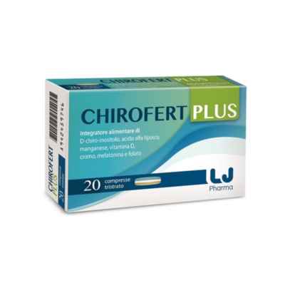 Chirofert Plus Integratore per La Fertilità e Ovaio Policistico 20 Compresse