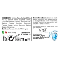Uragme Dentifricio Forhans Gel Black4white 75 ml