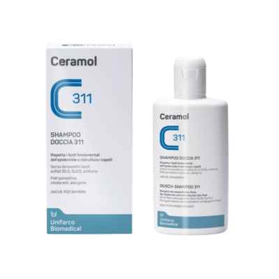 Ceramol Shampoodoccia Detergente Corpo e Capelli per Pelli Sensibili 200 ml