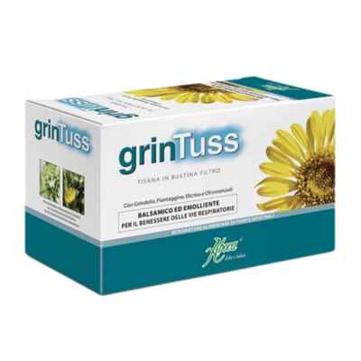 Grintuss Tisana Emolliente per il Benessere delle Vie Respiratorie 20 Filtri