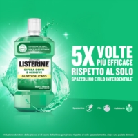 Listerine Difesa Denti e Gengive Collutorio  Gusto Delicato Menta 500 ml