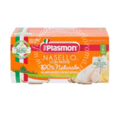 Plasmon Omogeneizzato Nasello Patate 80 G X 2 Pezzi