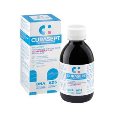 Curasept Collutorio Trattamento Prolungato Placca e Carie 0 05 Ads   Dna 200ml