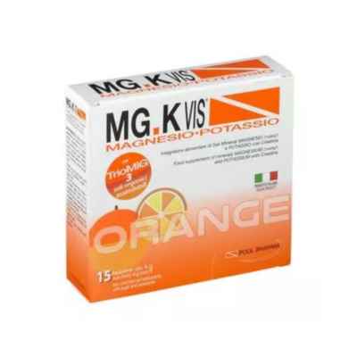 Mgk Vis Magnesio Potassio Orange Integratore di Sali Minerali 15 Bustine