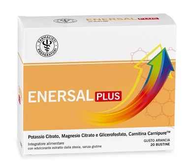 Unifarco Enersal Plus Integratore Magnesio e Potassio Gusto Arancia 20 Bustine