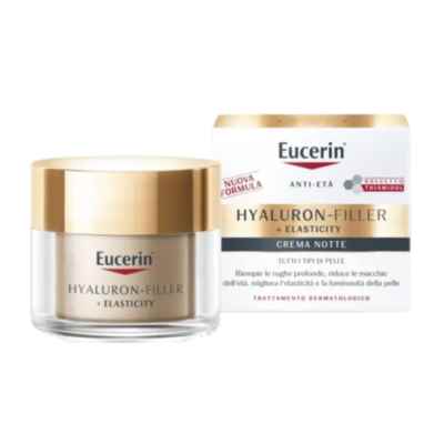 Eucerin Hyaluron Filler   Elasticity Crema Viso Notte per Pelle Matura 50 ml