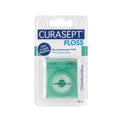 Curasept Floss Filo Interdentale PTFE Clorexidina 35 m