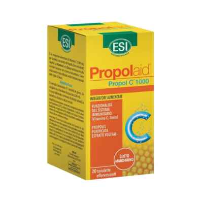 Esi Propolaid Propol C 1000 Integratore di Vitamina C 20 tavolette effervescenti
