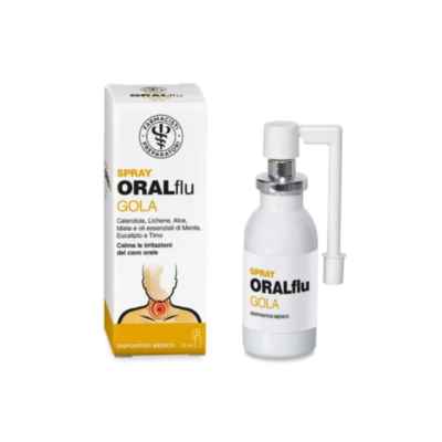 Unifarco Oralflu Gola Spray Protezione Gola e Idratazione della Mucosa 20 ml
