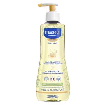 Mustela Olio Bagno Detergente e Nutriente per Pelle Secca Bio 500 ml