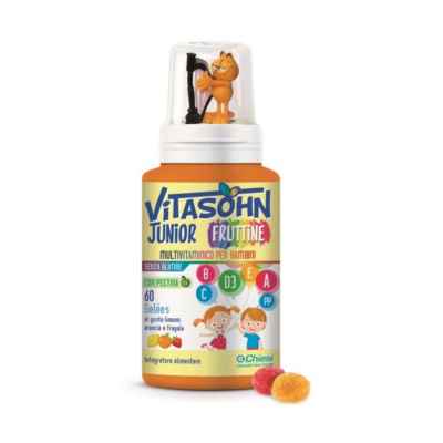 VitaSohn Junior Fruttine Integratore Multivitaminico per Bambini 60 Caramelle