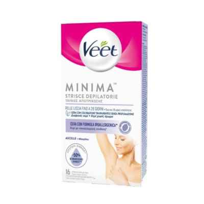 Veet Minima Strisce Ascelle Ipoallergeniche 16 Pezzi