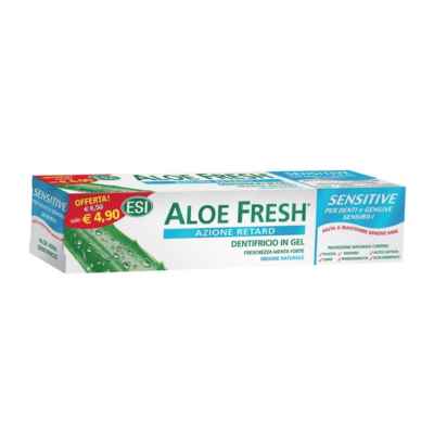 Esi Aloe Fresh Sensitive Retard Dentifricio per Denti e Gengive Sensibili 100 ml