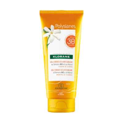 Klorane Polysianes Gel crema Solare Sublime Spf30 Monoi Viso e Corpo 200 ml