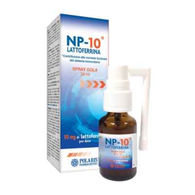 Polaris Np 10 Lattoferrina Spray Gola per il Sistema Immunitario 30 ml
