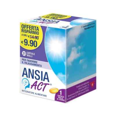 Ansia Act Integratore per Favorire il Rilassamento 21 Capsule Molli